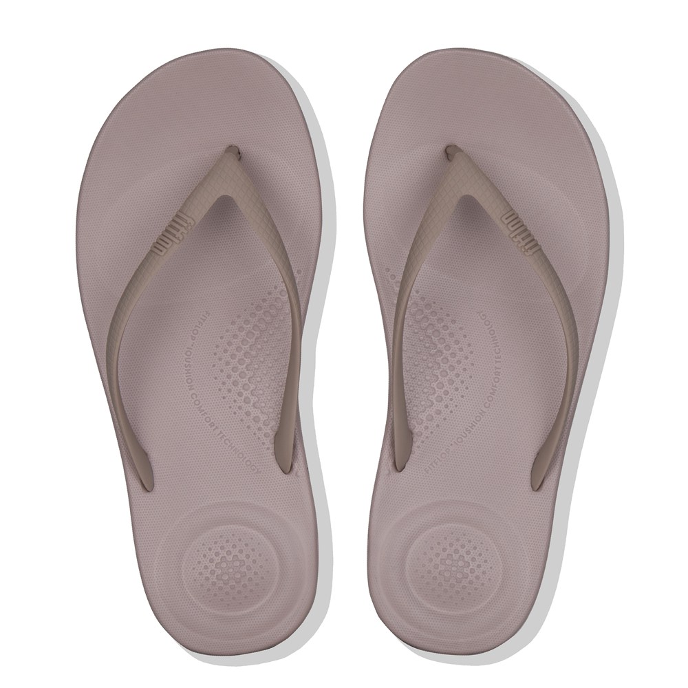 Fitflop Womens Flip-flops Pink - Iqushion Ergonomic - QH2705319